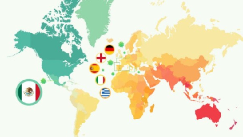 Κορονοϊός: Η Ελλάδα στις έξι χώρες παγκοσμίως με επώνυμα κρούσματα (pic)