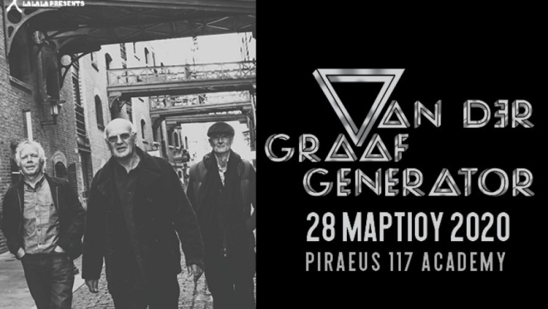 Ακύρωση της συναυλίας των Van Der Graaf Generator λόγω κορονοϊού
