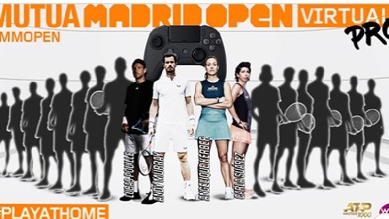 Με Μάρεϊ και Κέρμπερ το Madrid Open Virtual Pro