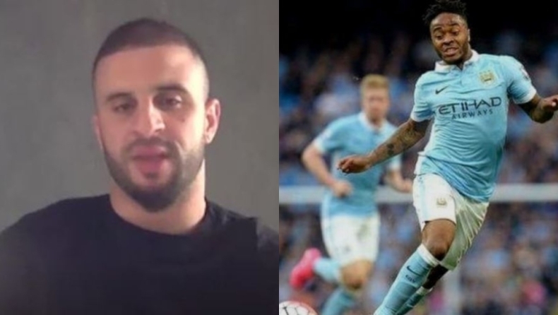 Ο Γουόκερ «κοροϊδεύει» τον Στέρλινγκ για το τρέξιμο του (vid)