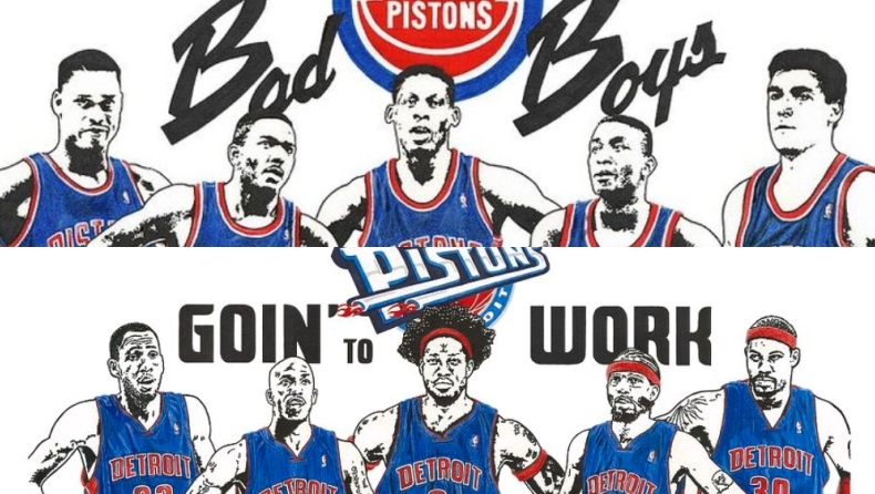 Bad Boys Pistons vs Pistons 2004: Ποιος θα νικούσε; (poll)