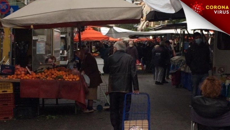 Κορονοϊός: Σε απόγνωση οι παραγωγοί στις λαϊκές αγορές των Τρικάλων (vid)