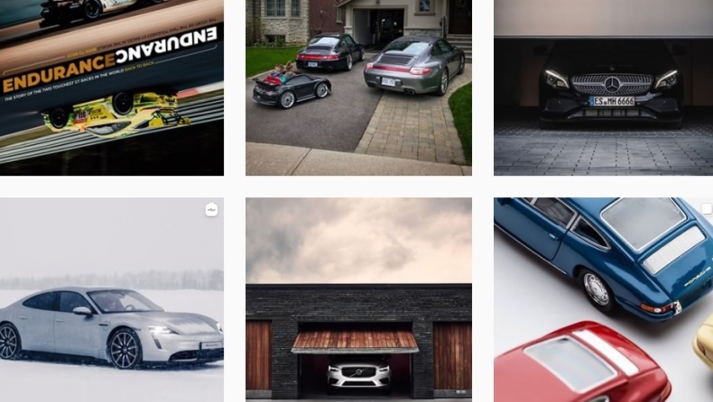 Instagram: BMW, Mercedes και Volvo στο λογαριασμό της Porsche 