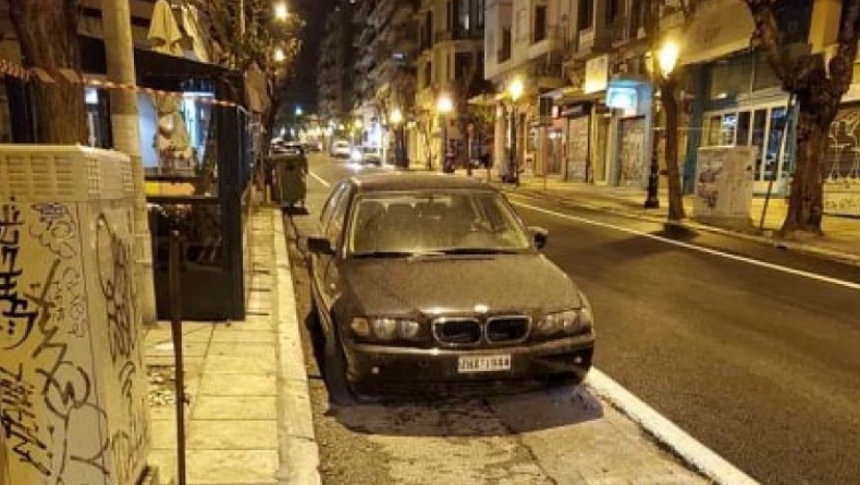 Ασφαλτόστρωση για... Όσκαρ στο κέντρο της Θεσσαλονίκης (pic)