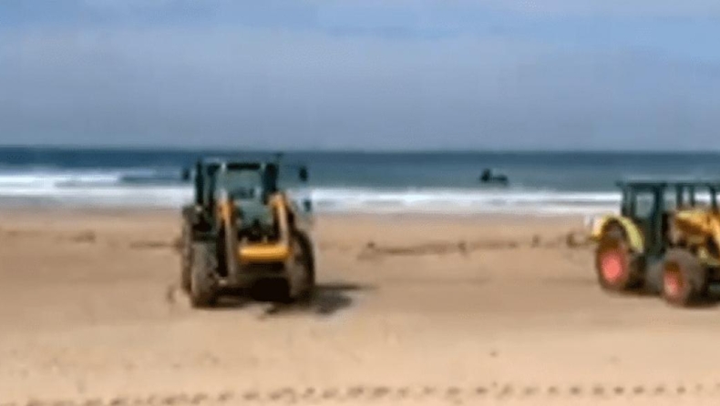Κορονοϊός: Απολύμαναν παραλία με χλωρίνη στην Ισπανία!