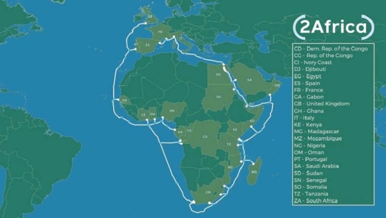 Facebook: Φτιάχνει υποθαλάσσιο καλώδιο ίντερνετ που θα «κυκλώνει» την Αφρική