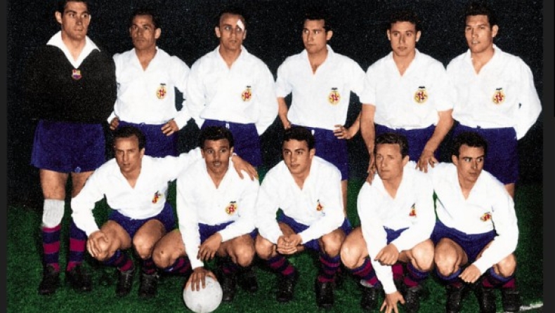 Όταν η Μπαρτσελόνα έπαιξε με λευκή εμφάνιση (pics)