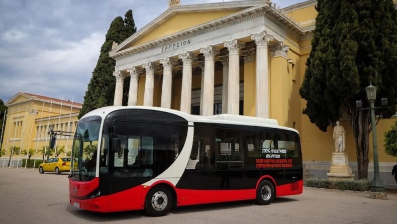 Δύο ηλεκτρικά λεωφορεία έρχονται στο κέντρο της Αθήνας