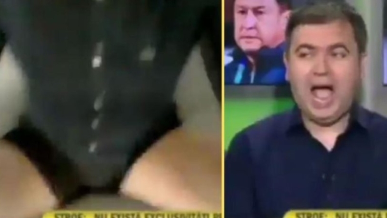 Ο Ρουμάνος υπουργός Αθλητισμού εμφανίστηκε live στην τηλεόραση με το εσώρουχό του, «πάγωσε» ο παρουσιαστής (vid)