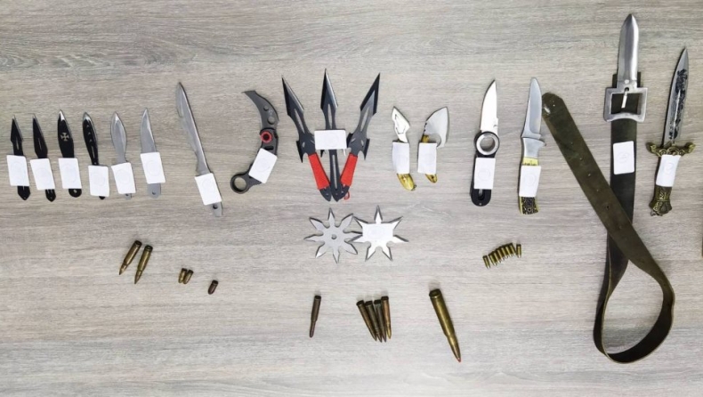 Επίδοξος νίντζα συνελήφθη στην Ορεστιάδα: Είχε μέχρι και αστεράκια