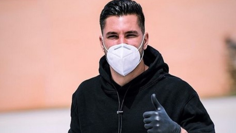 Γκερέρο: Η φωτογραφία του με μάσκα και γάντια στο προπονητικό της Λεγανές