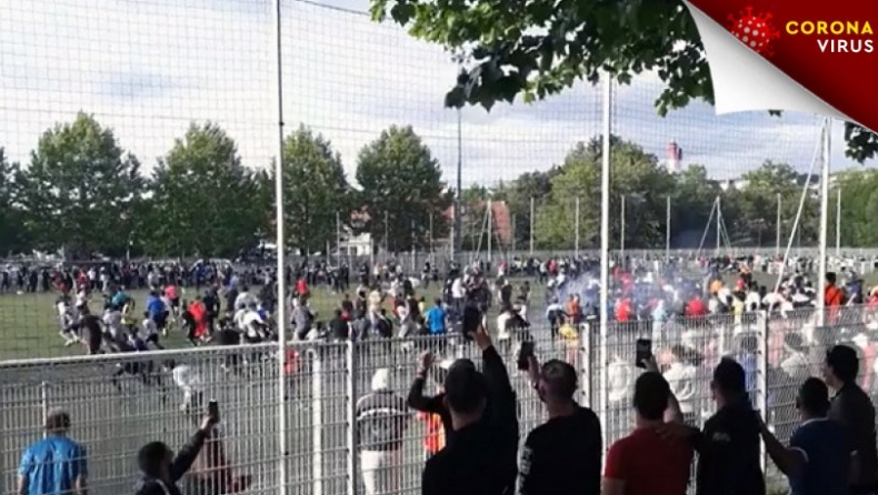 Κορονοϊός – Γαλλία: Νέο «ντου» φιλάθλων σε ποδοσφαιρικό ματς! (pics & vid)