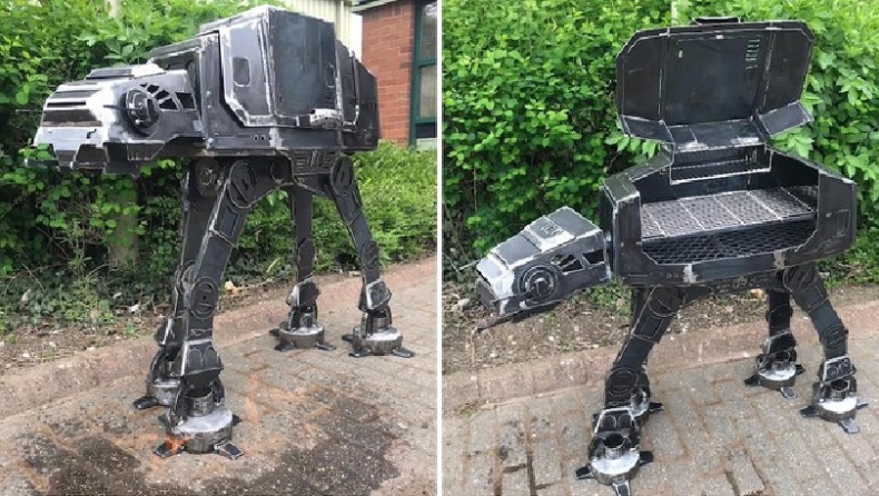Τύπος έκανε ρομπότ του Star Wars ψησταριά (pics)