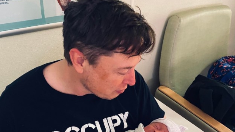 O Έλον Μασκ έδωσε όνομα στο νεογέννητο γιο του που δεν καταλαβαίνει κανείς (pics)