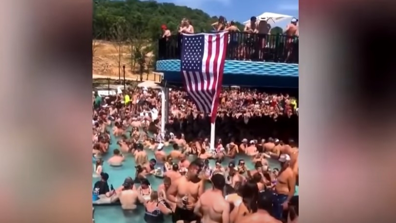 ΗΠΑ: Αντιδράσεις μετά το βίντεο από το πάρτι σε πισίνα με εκατοντάδες άτομα εν μέσω κορονοϊού (vid)