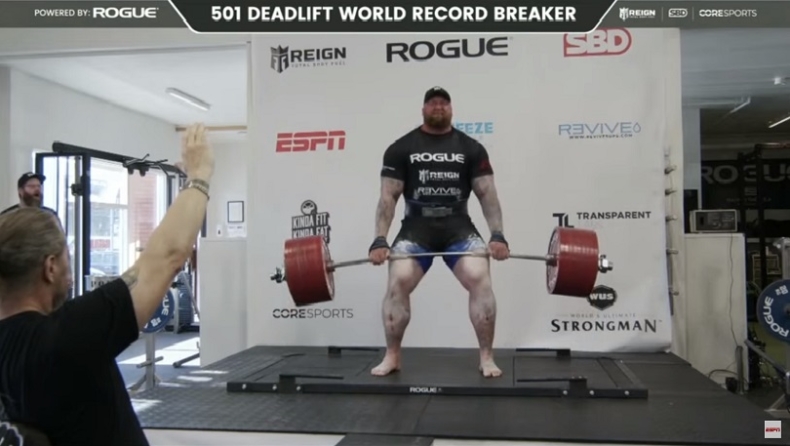 Το «Βουνό» του Game of Thrones σήκωσε 501 κιλά και έσπασε το παγκόσμιο ρεκόρ στις «άρσεις θανάτου»! (vids)