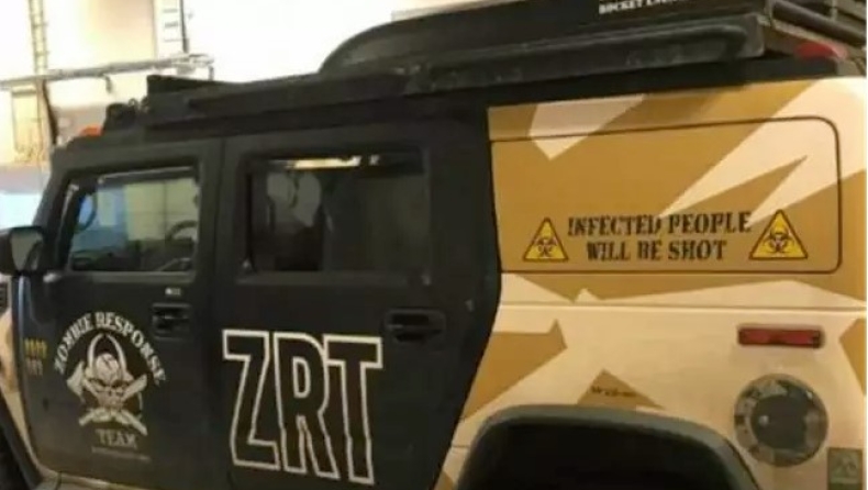 Κυνηγοί ζόμπι πιάστηκαν με ολόκληρο οπλοστάσιο στο τζιπάκι τους (pics)