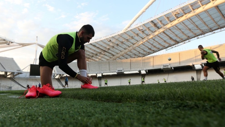 Η προπόνηση της ΑΕΚ στο ΟΑΚΑ (pics)