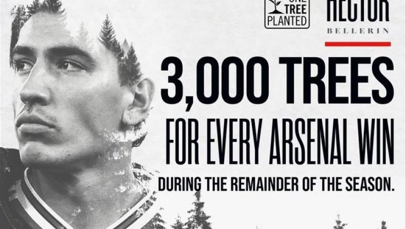 Μπεγερίν: Για κάθε νίκη της Άρσεναλ, θα φυτεύονται 3.000 δέντρα! (pic)