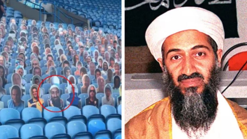 Η Λιντς έβαλε άθελα της το πρόσωπο του Οσάμα μπιν Λάντεν στις κερκίδες (pics)