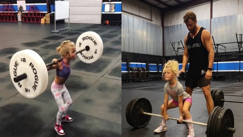 Κράξιμο σε μητέρα 7χρονης που κάνει squats με 20 κιλά και deadlift με 40 (pics & vids)