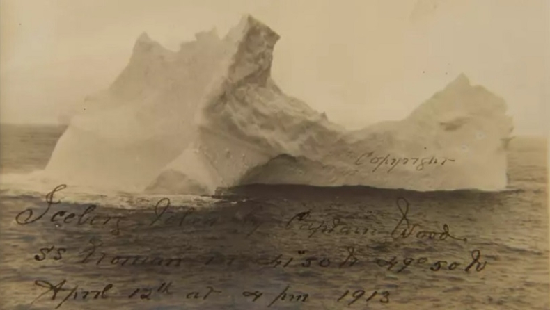 Φωτογραφία του παγόβουνου που βούλιαξε τον Τιτανικό ήρθε στο «φως» 108 χρόνια μετά! (pics)