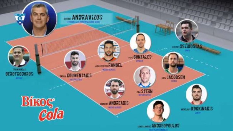 Volley League: Οι κορυφαίοι για τον Ανδραβίζο