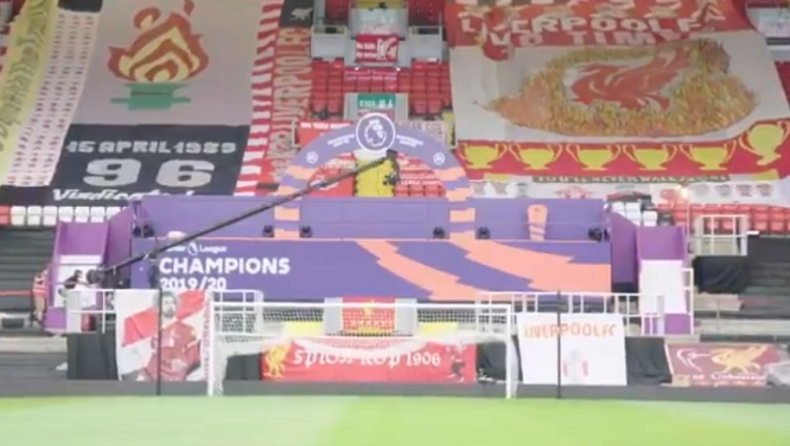 Λίβερπουλ: Έτοιμο το «Άνφιλντ» για την ιστορική φιέστα! (vid)