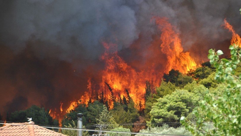 Πολύ υψηλός κίνδυνος πυρκαγιάς τη Δευτέρα: Ποιες περιοχές είναι στο «κόκκινο» (pic)