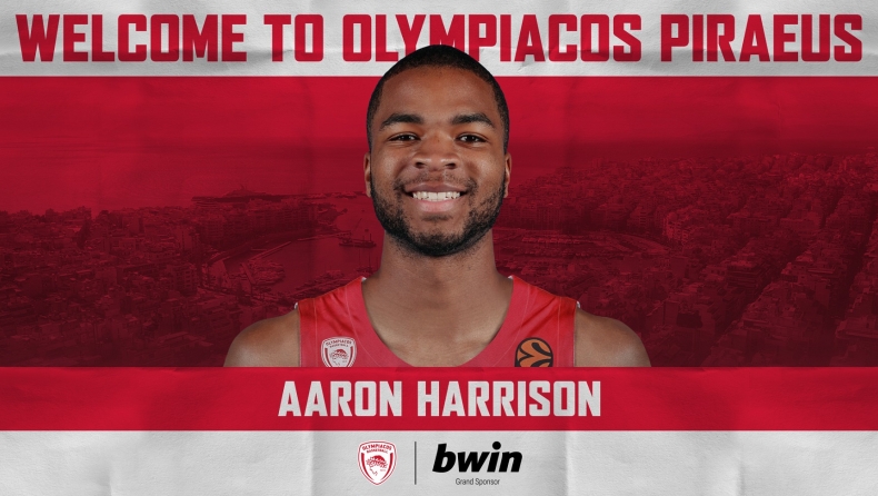 Ο Ολυμπιακός ανακοίνωσε τον Άαρον Χάρισον