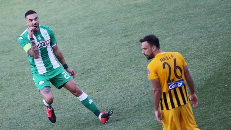 Παναθηναϊκός-Άρης: Ο Κουρμπέλης... αφιέρωσε το γκολ στον Ματίγια μετά από «κοκορομαχία»!