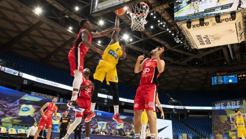 Μακάμπι Τ.Α - Χάποελ Τ.Α 67-66: Λαχτάρησε, αλλά έκανε το 1-0