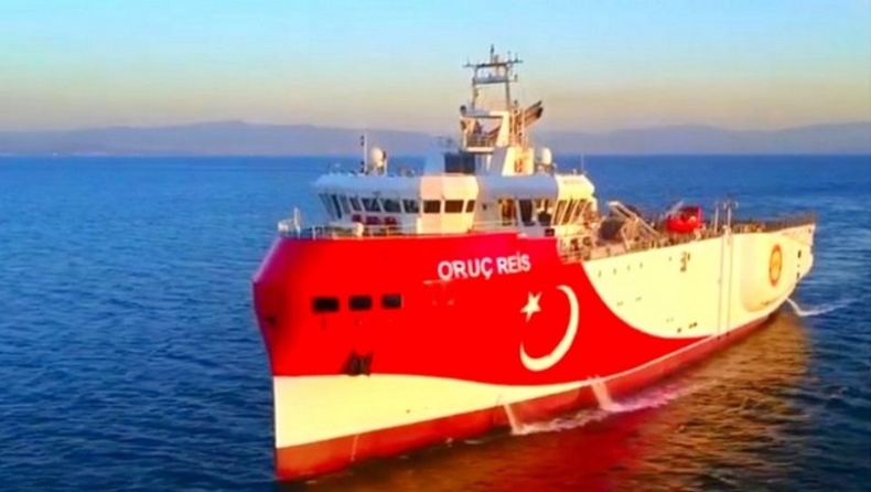 Η τουρκική πρεσβεία στις ΗΠΑ ανακοίνωσε ότι το Oruc Reis ξεκίνησε σεισμικές έρευνες (pics)