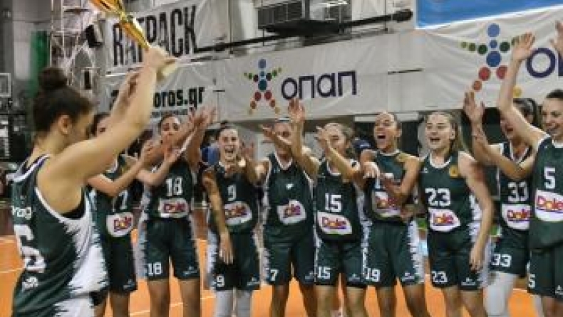 Παναθηναϊκός: Πρωταθλήτριες ΕΣΚΑ οι Κορασίδες