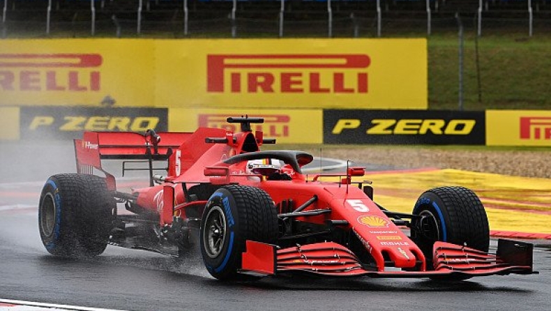 O Φέτελ γρηγορότερος στο βροχερό FP2 του Γκραν Πρι Ουγγαρίας