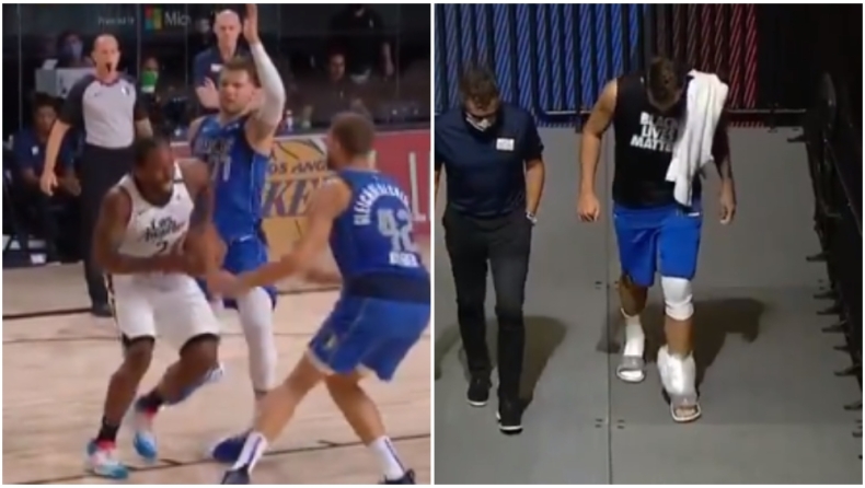 Ο Ντόντσιτς έφυγε κουτσαίνοντας και με πάγο στον αστράγαλο, αναμένονται εξετάσεις (vids)