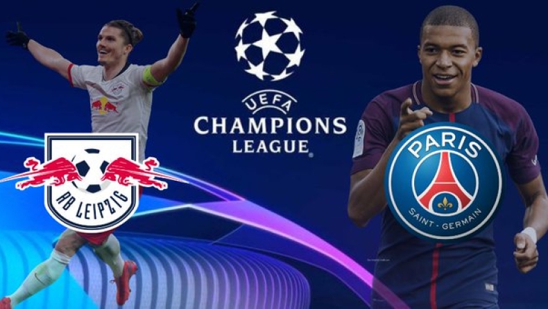 LIVE: Λειψία - Παρί Σεν Ζερμέν