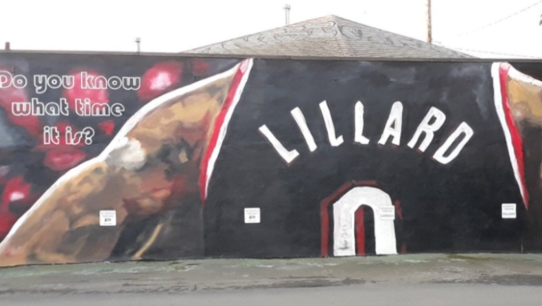 Λίλαρντ: Υπέροχο graffiti για τον «Dame» στο Πόρτλαντ! (pic)