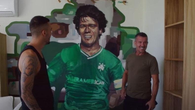 Παναθηναϊκός: Το γκράφιτι-έκπληξη στον Σαραβάκο (vid)