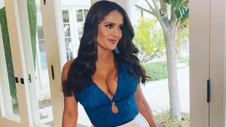 Το μπούστο της Salma Hayek που βγαίνει από την πισίνα έκανε 250.000 views σε 20 λεπτά (vid)