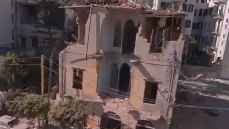 Συγκλονιστικό βίντεο από drone δείχνει το μετά της φονικής έκρηξης στην Βηρυτό (vid)
