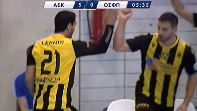 AEK - Ολυμπιακός: Φανταστικό ξεκίνημα με 5-0 για την Ένωση! (vids)