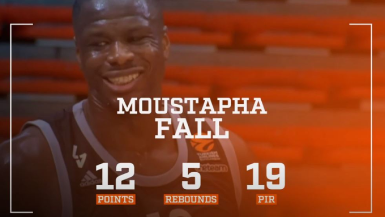 Βιλερμπάν - Ολυμπιακός 74-57: Ο Φολ, MVP του ματς (vid)