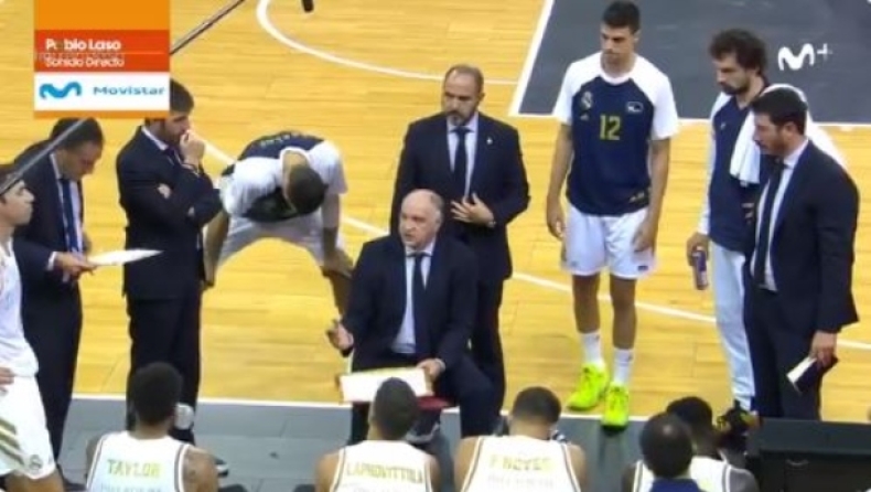 Έξαλλος ο Λάσο με τους παίκτες του (vid)