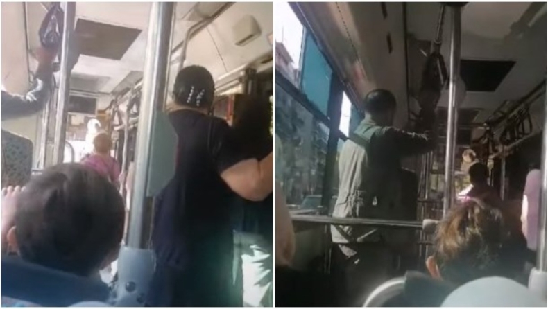 Χυδαία επίθεση οδηγού λεωφορείου σε γυναίκα επιβάτη: «Άντε στο διάολο χοντρή πατσαβούρα» (vid)