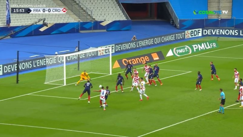 Γαλλία - Κροατία: Περίτεχνη γκολάρα του Λόβρεν και 0-1 (vid)