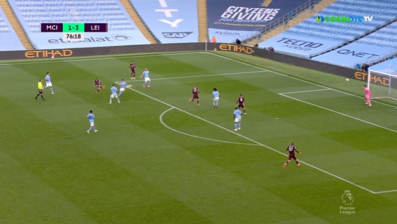 Μάντσεστερ Σίτι - Λέστερ: Η αδιανόητη γκολάρα του Μάντισον για το 1-4! (vid)