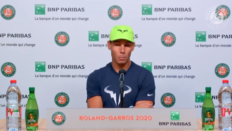 Roland Garros: Προβληματισμένος με τις νέες μπάλες ο Ράφα Ναδάλ (vid)