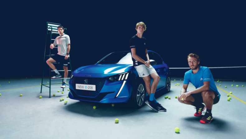 H Peugeot στηρίζει το τουρνουά τένις Roland Garros