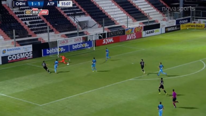 ΟΦΗ - Ατρόμητος: Με δύο γκολ ο Σαρδινέρο μέσα σε επτά λεπτά γύρισε το ματς! (vids)